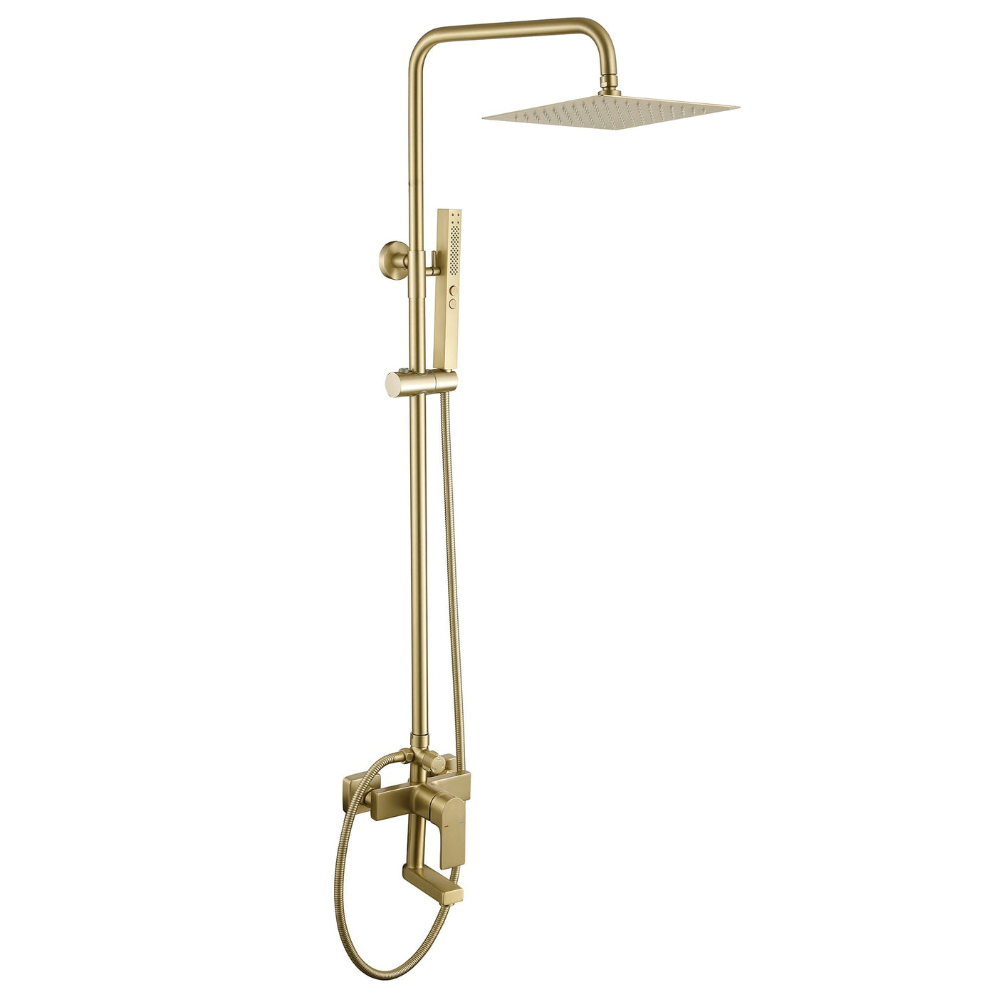 3-Function Shower System with Dual Mode Hand Shower (Jet+Spray) Brushed Gold HG6914BG