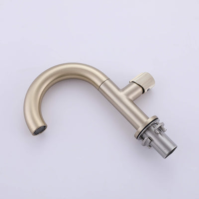 Bathroom Sink Faucet Basin Mixer Hot Cold Tap Swivel Handle Deck Mount JK0154