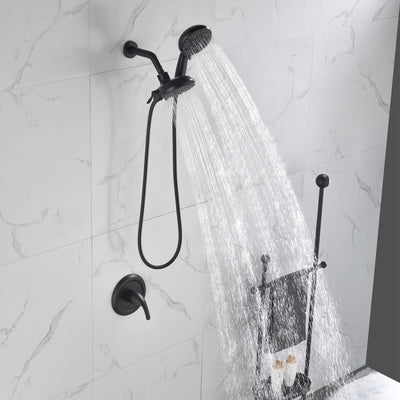 High Pressure Dual 2 in 1 Shower Faucet Set with Handheld Showerhead JK0192