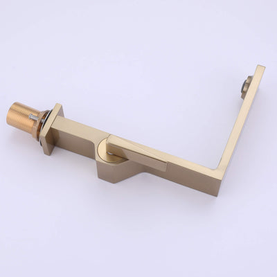 Bathroom Vessel Sink Faucet Tall Single Handle Brushed Gold Lavatory Faucet RB1166